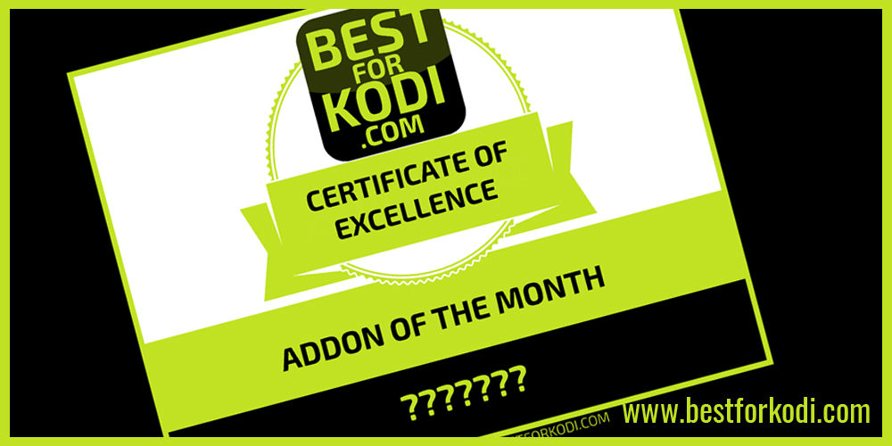 Best Kodi Addon of the Month