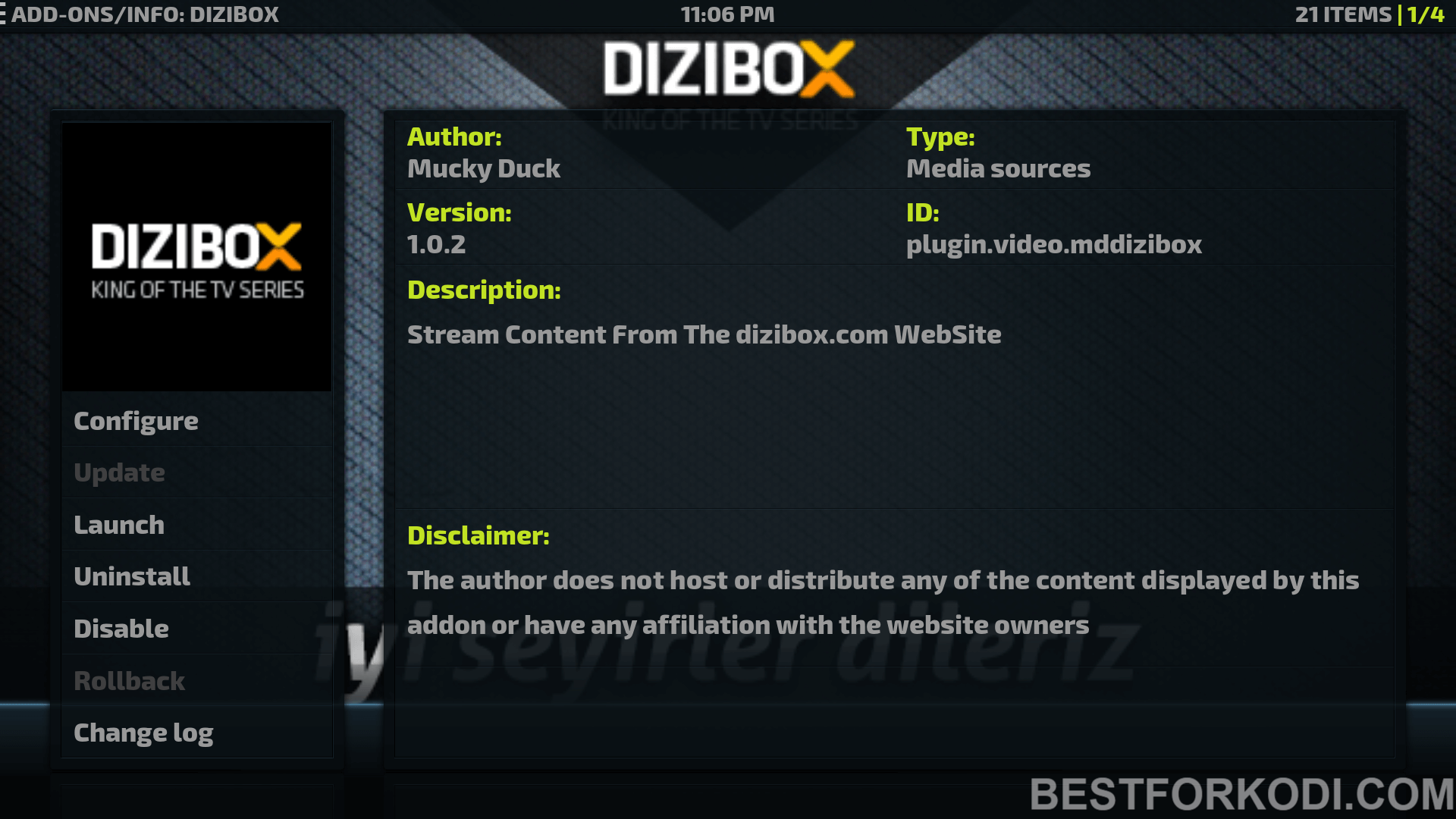 Install Dizibox Addon Kodi