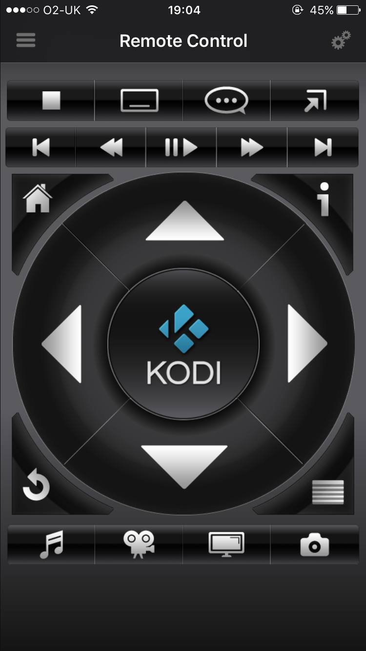 How to setup the official Kodi remote app