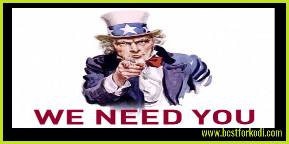 We Need You - Best For Kodi Readers and Followers